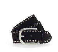 Vanzetti - * Velours-Damengürtel in 40 mm * mit Nieten verziert * femininer und richtungsgebender Look * vel... schwarz | 2025-49nos 01.1..., 75