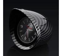 VAPORVERSE Auto Uhr für Citroen C3 Origin 2024 2025, Autouhr Kfz-Ersatzuhren Mini Uhr für Auto Armaturenbrett Leuchtend Quarzuhr,Carbon Fiber Texture