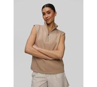 Varley Magnolia Half Zip Tank 2.0 Ärmelloses Damen-sweatshirt In Beige Var02776-lita Beige M