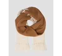Varley Sebastian Jacquard Scarf 2.0 Damen-wollschal Var03037-codu Weiß;Braun UNI