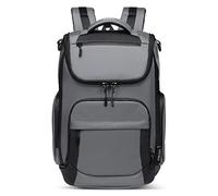 VARLIVOO Herren Rucksack 15.6 Zoll Laptop Hohe Kapazität Schulrucksack Student College Universität Arbeit Reisen Pendeln Anti-Diebstahl Wasserdicht Polyester Grau