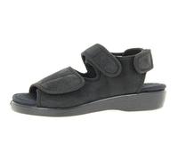VAROMED Lugano Gesundheitssandalen Schwarz I Gr. 43 I Orthopädische Schuhe Damen & Herren I Schuhe für geschwollene Füße I Sandalen mit Wechselfußbett I Made in Germany