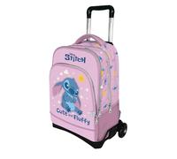 VARZI Stitch Schulrucksack: Ein fröhlicher und praktischer Reisebegleiter, mit buntem und geräumigem Design, perfekt für die Schule und jedes tägliche Abenteuer mit Stift, hellblau, big, Modern