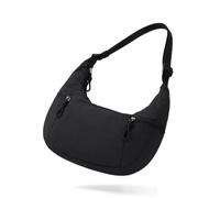 VASCHY Halbmond Crossbody Bag, Moon Bag Damen Schultertasche Mode Leichte Nylon Mittelgroß Umhängetasche für Reisen/Arbeit/Schule