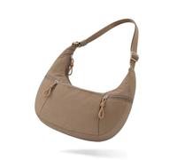 VASCHY Halbmond Crossbody Bag, Moon Bag Damen Schultertasche Mode Leichte Nylon Mittelgroß Umhängetasche für Reisen/Arbeit/Schule