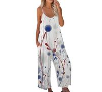 Vasreyy Hosenanzug Damen Jumpsuit lang eng Festlich Sommer Karneval Latzhose Blaue Regenlatzhose Herren Schwarz(L, Light Gray)