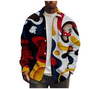 Vasreyy Sweatshirt Herren Arbeitsjacke Winter Parka Jacke Daunenjacke Wintermantel Lang Warm Herbst Lederjacke Mit Fellkragen Wachsjacke（Wine, L