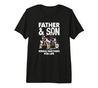 Vater und Sohn Dirt Bike Riding Partner for Life Premium T-Shirt