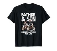 Vater und Sohn Dirt Bike Riding Partner for Life T-Shirt