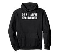 Vatertag Real Men Make Twins Funny Dad Daddy Papa Humor Pullover Hoodie