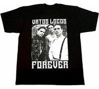 Vatos Locos Forever T-Shirt Blood In Blood Out Bound by Honor Men's Tee Black XL