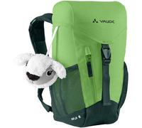 VAUDE Kinderrucksack Ayla Mädchen & Jungen, reflektierend, dark forest | Kinderrucksack mit 6L Volumen - Kindergarten- und Wanderrucksack mit verstellbarem Tragesystem - gepolsterte Schulterträger