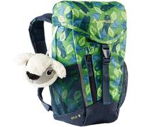 VAUDE Kinderrucksack Ayla für Mädchen & Jungen, komfortabler Wanderrucksack Kinder 6 L in blau/grün, wetterfester Kindergartenrucksack mit innovativem Tragesystem & reflektierenden Elementen
