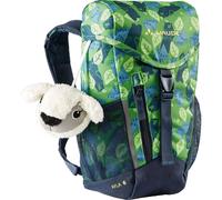 VAUDE Kinderrucksack Ayla für Mädchen & Jungen, komfortabler Wanderrucksack Kinder 6 L in blau/grün, wetterfester Kindergartenrucksack mit innovativem Tragesystem & reflektierenden Elementen