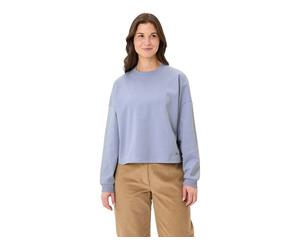 VAUDE Bio-Damen-Langarmshirt 'Najun' mit Rückenprint, dark iris, Gr. 36