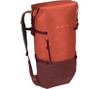 VAUDE Cityrucksack CityGo rot 23 L, wasserdichter Rucksack Damen & Herren, leichter Daypack für Städtetrips mit Laptop-Fach, Rolltop Rucksack ideal für den urbanen Alltag