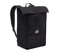 VAUDE City-Rucksack Coreway 20l in Schwarz, wasserabweisender Rucksack Damen & Herren, leichter Daypack für Städtetrips mit Laptop-Fach, Rolltop-Rucksack ideal für den urbanen Alltag