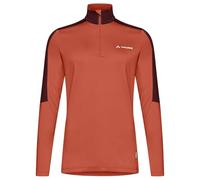 VAUDE Damen Kapuzenfleece Livigno II Halfzip Slim Fit Buckeye Größe 36