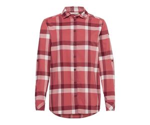 VAUDE Damen-Flanellhemd 'Farsund III' mit aufrollbaren Ärmeln, brick, Gr. 36