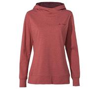 VAUDE Damen Kapuzenpullover Tuenno Hoody, pflegeleicht und schnelltrocknend, Brick, 40
