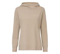 VAUDE Damen Kapuzenpullover Tuenno Hoody, pflegeleicht und schnelltrocknend, Linen, 34