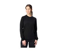 VAUDE Damen Langarm-T-Shirt Essential Wool – Merinowolle – Gr. L (42) Schwarz