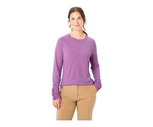 VAUDE Damen-Langarmshirt 'Skomer III' mit Rundhalsausschnitt, magenta, Gr. 38