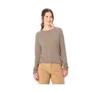VAUDE Damen-Langarmshirt 'Skomer III' mit Rundhalsausschnitt, oat, Gr. 38