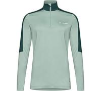 Vaude - Women's Livigno Halfzip II - Fleecepullover, Gr. XS 36, grau/türkis (DustyFern)