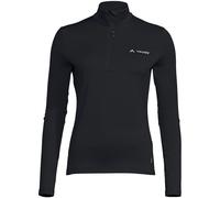 VAUDE Damen dünner Fleecepullover Livigno Halfzip II – Slim Fit, schnelltrocknend – Black Uni 46