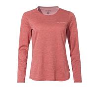 VAUDE Damen Longsleeve Essential LS – Funktionsshirt, atmungsaktiv, schnelltrocknend – Brick Gr. 38
