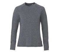 VAUDE Damen Longsleeve Skomer LS T-Shirt III, perfekt als Baselayer, atmungsaktiv, schnelltrocknend und geruchshemmend, Graphite, 40