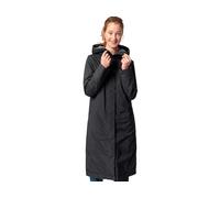 VAUDE Damen Wintermantel Coreway Coat, lang und warm mit PrimaLoft® Wattierung, wasserdicht, winddicht und atmungsaktiv, black, 42