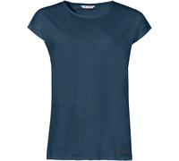 VAUDE Women's Moja T-Shirt IV, Bequemes T-Shirt für den modernen Stadtalltag, Dark sea, 34