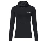 VAUDE Damen Monviso Fleece Hoody, dünner Baselayer, atmungsaktiv, feuchtigkeitsableitend und schnelltrocknend, Passform: Slim fit, Black, 40