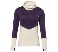 VAUDE Damen Monviso Fleece Hoody, dünner Baselayer, atmungsaktiv, feuchtigkeitsableitend und schnelltrocknend, Passform: Slim fit, Ecru, 36