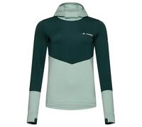 VAUDE Damen Monviso Fleece Hoody, dünner Baselayer, atmungsaktiv, feuchtigkeitsableitend und schnelltrocknend, Passform: Slim fit, Dusty fern, 40