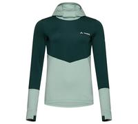 VAUDE Damen Monviso Fleece Hoody, dünner Baselayer, atmungsaktiv, feuchtigkeitsableitend und schnelltrocknend, Passform: Slim fit, Dusty fern, 34