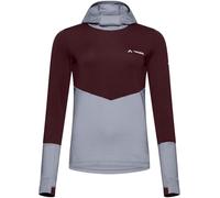 VAUDE Damen Monviso Fleece Hoody, dünner Baselayer, atmungsaktiv, feuchtigkeitsableitend und schnelltrocknend, Passform: Slim fit, Dark iris, 38