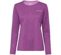 VAUDE Damen Longsleeve Essential LS T-Shirt, Funktionsshirt, perfekt als Baselayer, atmungsaktiv, pflegeleicht und schnelltrocknend, Magenta, 46