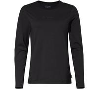 Vaude Logo Langarm-t-shirt 36 Black