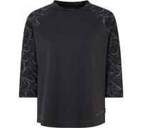 VAUDE Damen T-Shirt Neyland 3/4-Arm II (48522) schnelltrocknend Schwarz Größe 42