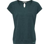 VAUDE Women's Skomer T-Shirt III, leichtes T-Shirt zum Wandern und für den Alltag, schnelltrocknendes Material, deep Pond, 46