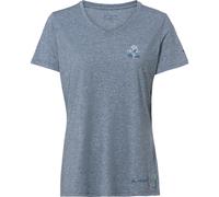 Vaude Damen Skomer Print III T-Shirt (Größe L, blau)
