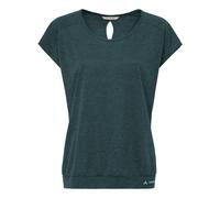 VAUDE Women's Skomer T-Shirt III, leichtes T-Shirt zum Wandern und für den Alltag, schnelltrocknendes Material, deep Pond, 50