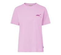 VAUDE Damen T-Shirt Women's Spirit T-Shirt II Raspberry 46 | Freizeitshirt mit Rückenprint, gerader Schnitt, Rundhals, in Europa gefertigt, 112 g leicht