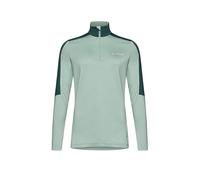 Vaude - Women's Livigno Halfzip II - Fleecepullover, Gr. XL 44, grau/türkis (DustyFern)