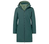 VAUDE Damen Wintermantel Annecy 3in1 Coat III, warmer Innenmantel mit zertifizierte Daunenfüllung, wasserdicht, winddicht und atmungsaktiv, deep pond, 36