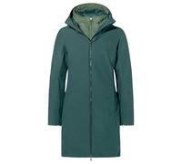 VAUDE Damen Wintermantel Annecy 3in1 Coat III, warmer Innenmantel mit zertifizierte Daunenfüllung, wasserdicht, winddicht und atmungsaktiv, deep pond, 46