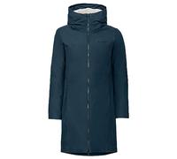 VAUDE Damen Wintermantel Annecy 3in1 Coat III, warmer Innenmantel mit zertifizierte Daunenfüllung, wasserdicht, winddicht und atmungsaktiv, dark sea uni, 36